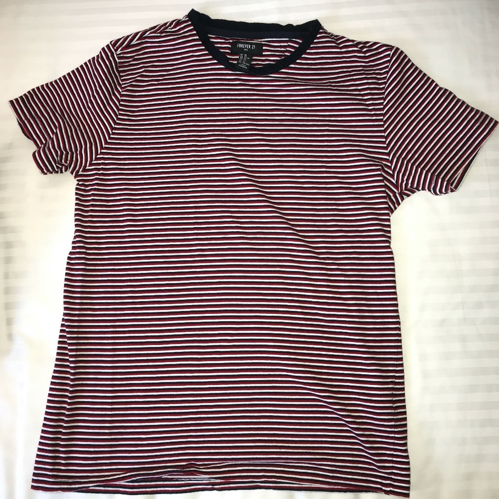 Forever 21 - Striped Short Sleeve Tee